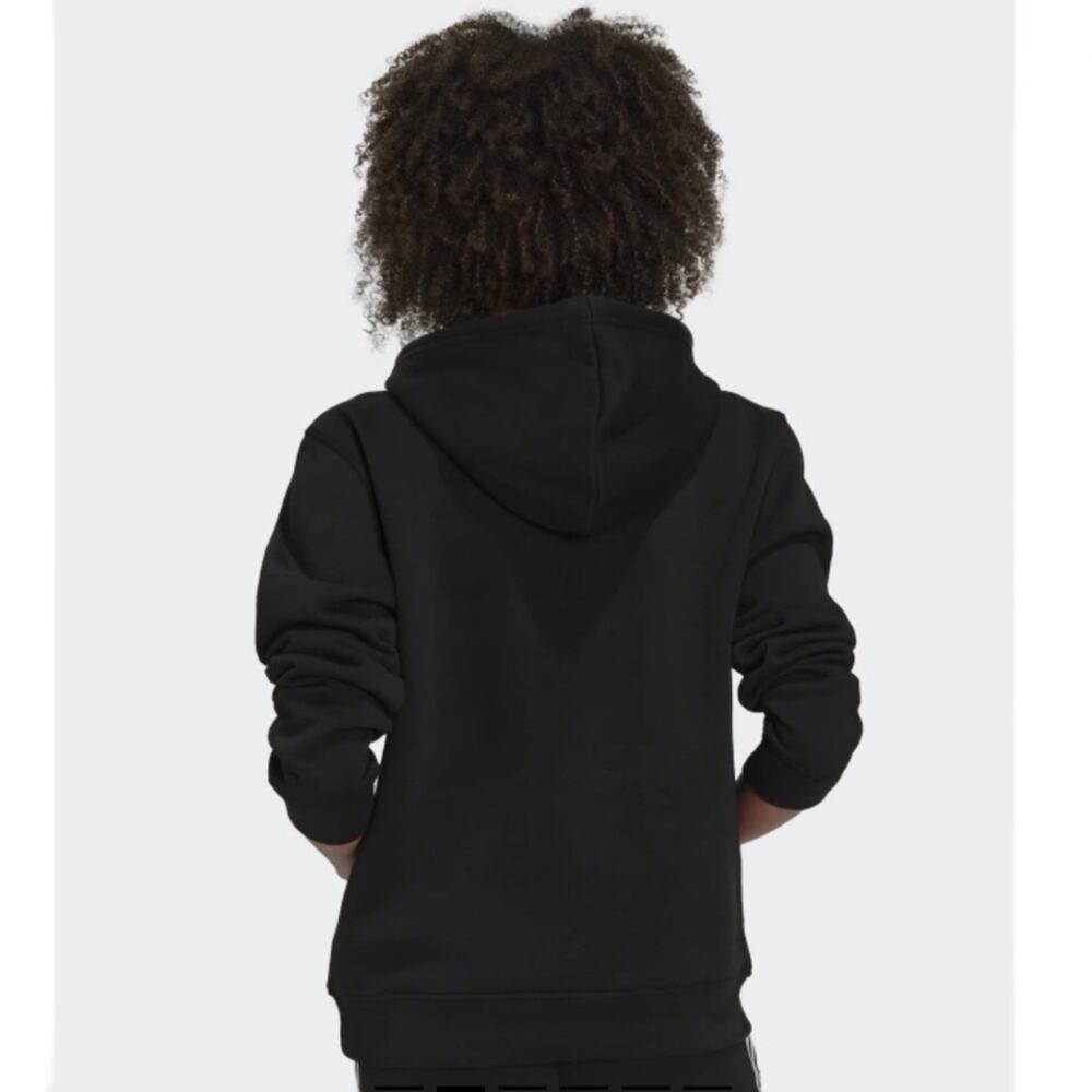 Adidas NWOT Essential Black Fleece Hoodie XS - Picture 6 of 11